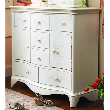 Seven Drawer Chesser with Hand Painted Details